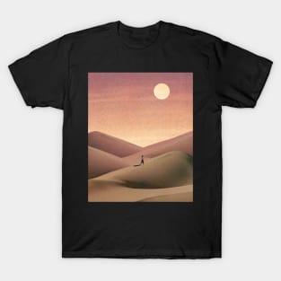 Alone in the dunes T-Shirt